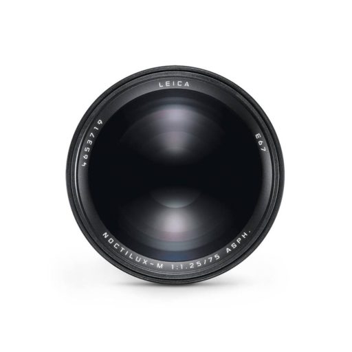 Leica Noctilux-M 75 f/1.25 ASPH., fekete objektív