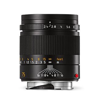 Leica-Summarit-M-75mm-F2.4-Asph.-fekete-objektiv