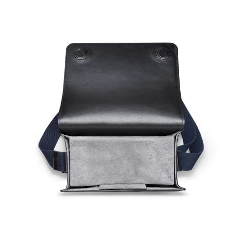 Leica Bag M - System leather shoulder bag, black