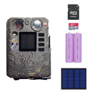   Boly Guard BG410-DFPS 4G vadkamera szett duál vakuval és napelem panellel