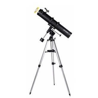   Bresser Galaxia 114/900 EQ3 teleszkóp okostelefon-adapterrel és napszűrővel