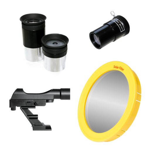 Bresser Pollux-II 150/1400 EQ3 teleszkóp okostelefon-adapterrel és napszűrővel