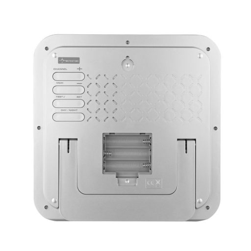 Bresser MyTime Meteotime LCD wall clock silver