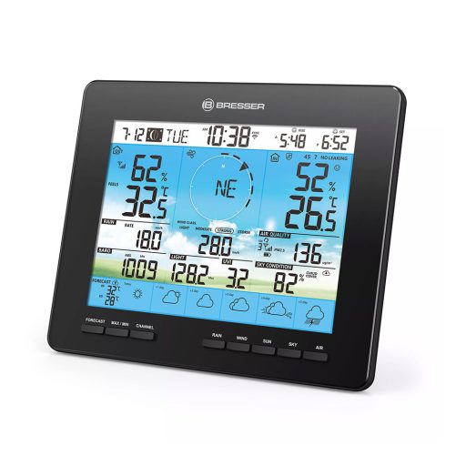 Bresser 7 az 1-ben Solar 6-Day 4CAST PRO Wi-Fi Weather Station with Solar-powered Sensor