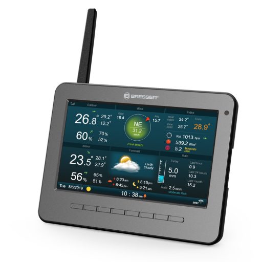 Bresser Wi-Fi HD TFT Weather Station with 7-in-1 Sensor