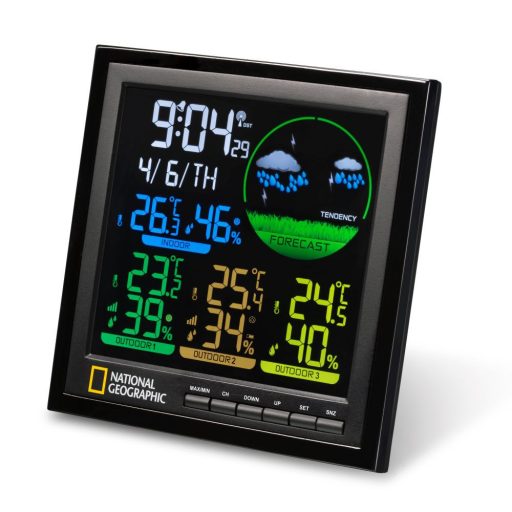 National Geographic VA colour LCD Weather Station incl. 3 Sensors