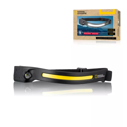 National Geographic Iluminos Stripe fejlámpa LED-szalaggal