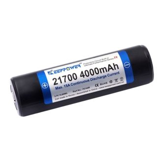   KeepPower 21700 3,7V 4000 mAh védett Lítium-ion akkumulátor	