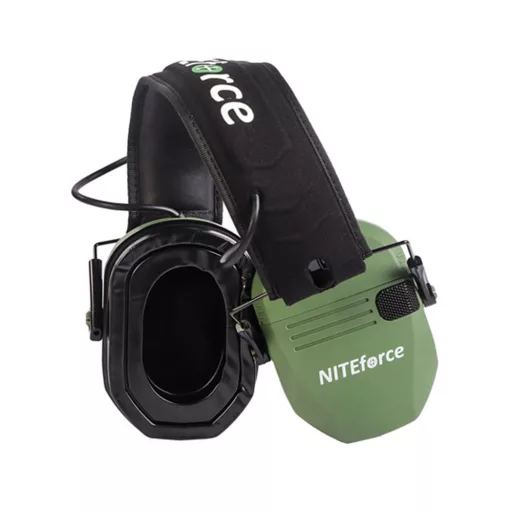 NITEforce SubSonic Pro elektronikus fülvédő, zöld