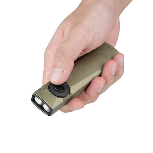 Olight Arkfeld Ultra 3-az-1-ben lézeres és UV tölthető zseblámpa, Olívazöld