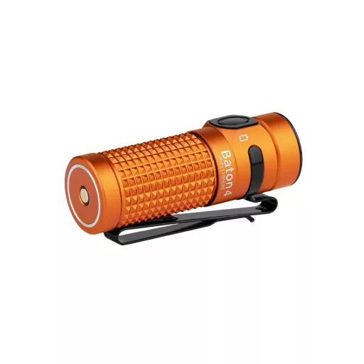 Olight Baton 4  rechargeable LED flashlight, Orange