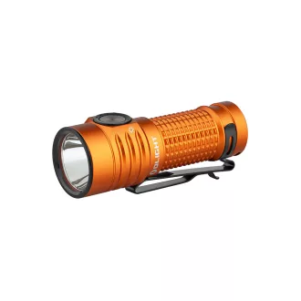 Olight Baton Turbo rechargeable LED flashlight, orange