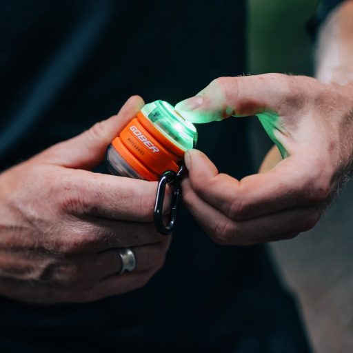 Olight Gober biztonsági éjszakai tölthető jelzőlámpa szett, narancs