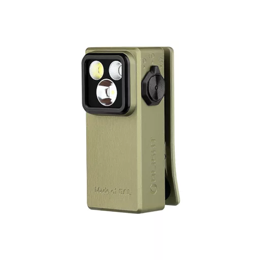Olight Oclip Ultra flashlight, Olive Green
