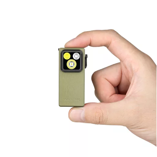 Olight Oclip Ultra flashlight, Olive Green