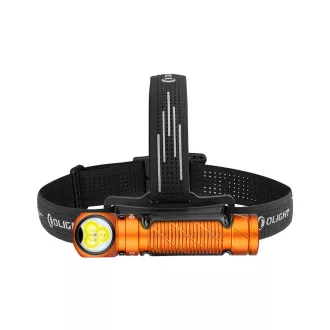 Olight Perun 3 LED flashlight/headlight, orange