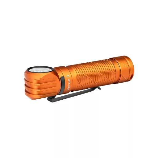 Olight Perun 3 LED flashlight/headlight, orange