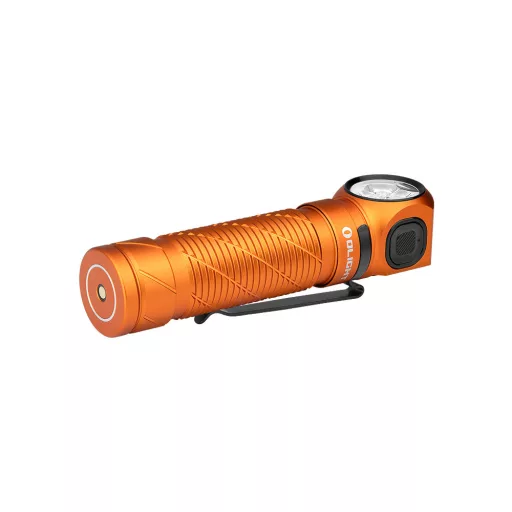 Olight Perun 3 LED flashlight/headlight, orange