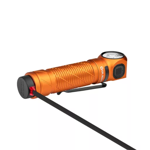 Olight Perun 3 LED flashlight/headlight, orange