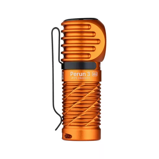 Olight Perun 3 Mini LED flashlight/headlight, orange