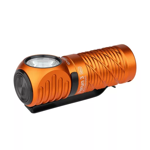 Olight Perun 3 Mini LED flashlight/headlight, orange