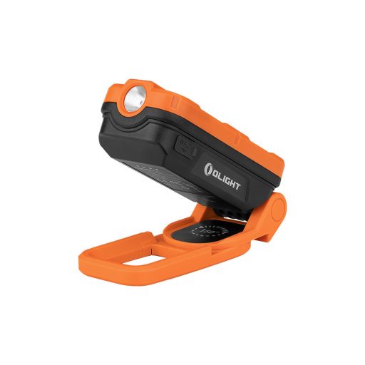 Olight Swivel PRO multifunkciós tölthető kemping és szerelőlámpa, narancssárga