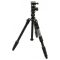 Rollei fotopro C5-i tripod + monopod + ballhead + case, black