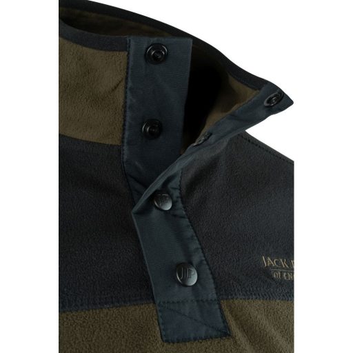 Jack Pyke Snap Neck thermo pulóver sötét olívazöld XXXL