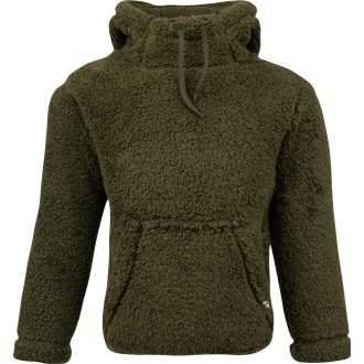   Jack Pyke Junior Sherpa thermo kapucnis pulóver sötét olívazöld XS