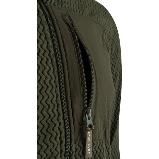 Jack Pyke Lightweight Z cipzáros thermo pulóver zöld S