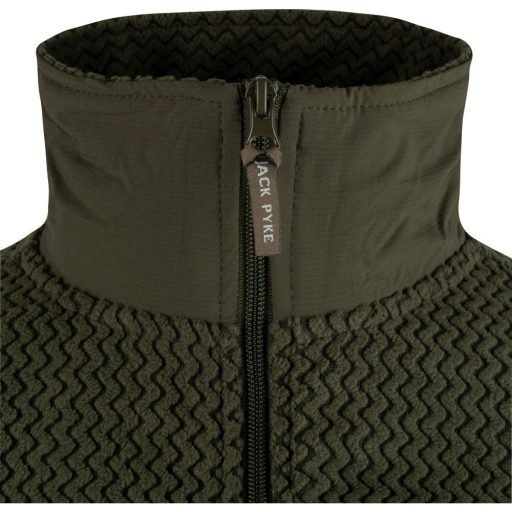 Jack Pyke Lightweight Z cipzáros thermo pulóver zöld S