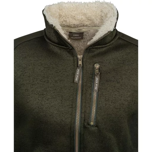Jack Pyke Ladies női Scandinavian pulóver sötét olívazöld XL