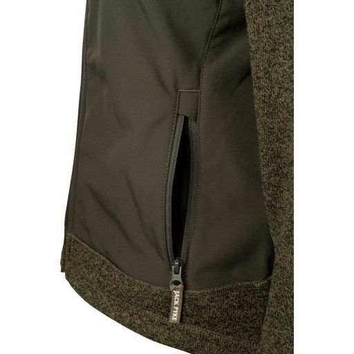 Jack Pyke Ladies Hybrid cipzáros pulóver ZÖLD XS