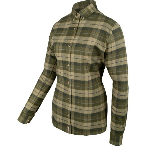 Jack Pyke Ladies Bleasdale flanel kockás női ing zöld XS (8)