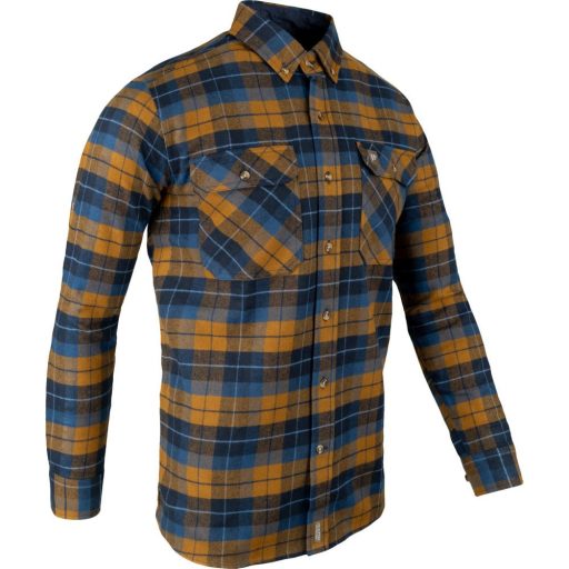 Jack Pyke Bleasdale flanel ing rozsdabarna-kék S