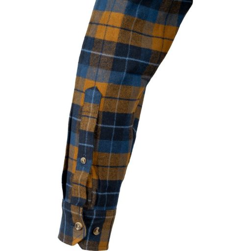 Jack Pyke Bleasdale flanel ing rozsdabarna-kék S