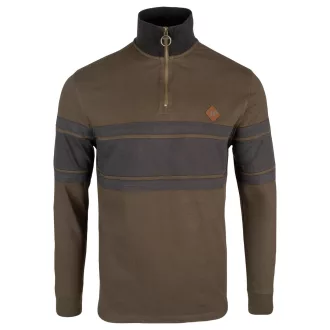 Jack Pyke Contrast Half Zip Sweatshirt Green S