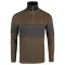 Jack Pyke Contrast Half Zip Sweatshirt Green XXL