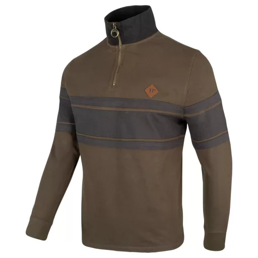 Jack Pyke Contrast Half Zip Sweatshirt Green XXXL