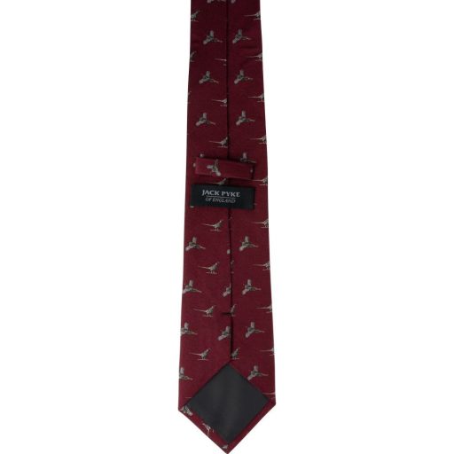 Jack Pyke Silk Pheasant nyakkendő bordó