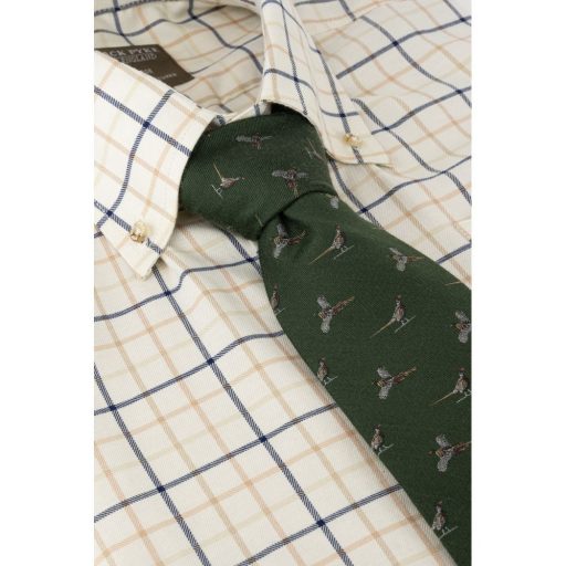 Jack Pyke Silk Pheasant nyakkendő zöld