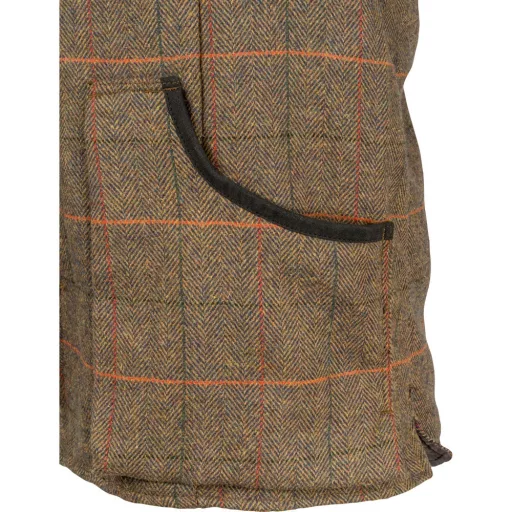 Jack Pyke Shooting Vest Brown Tweed XXL