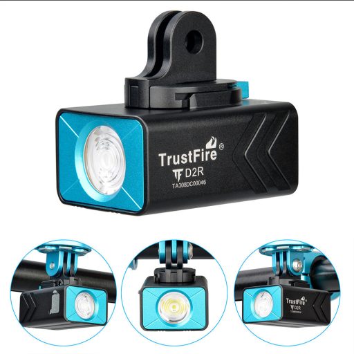 Trustfire D2R LED Bicycle Flashlight + HE05 extension frame kit