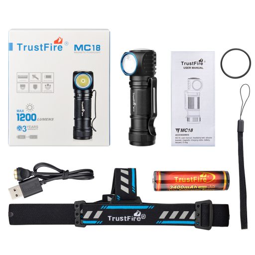 Trustfire MC18 LED Rechargable Headlamp