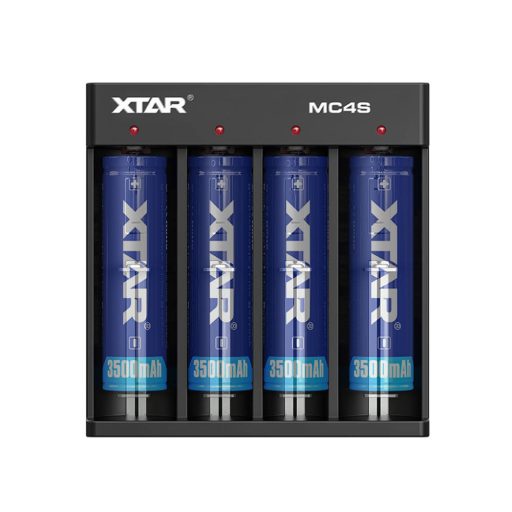 XTAR MC4S négy öblös univerzális akkumulátor töltő