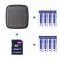 XTAR BC4 töltő + 8 x AA 2000mAh 1.5V Li-ion akkumulátor + 32 GB SD kártya