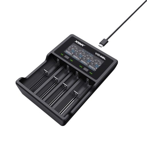 XTAR VC4S QC3.0 négy öblös univerzális akkumulátor töltő