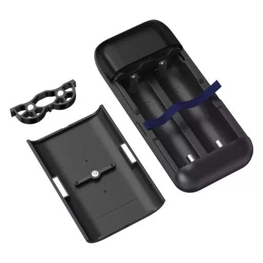 XTAR PB2SL V2 akkumulátor töltő, fekete