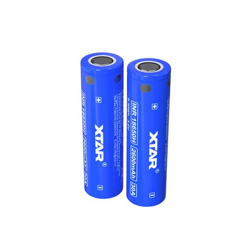 XTAR 18650H Li-ion ipari akku védelem nélküli 2600 mAh 65 mm hosszú