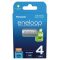 Panasonic Eneloop 4xAAA 800mAh battery